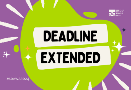 Service Design Award 2024: Deadline is extended!